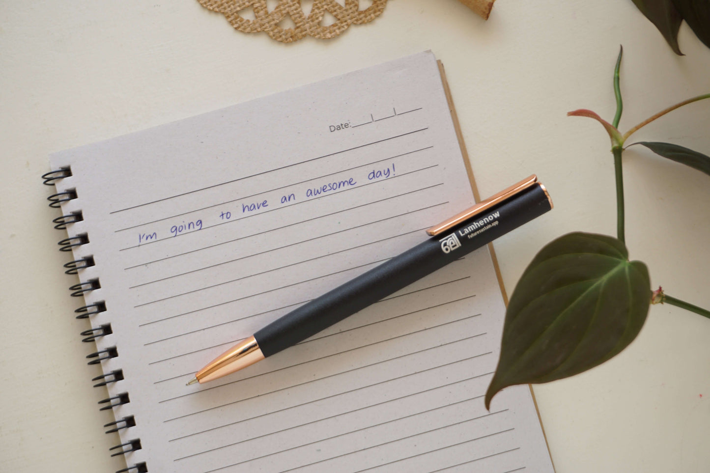 Sustainable metal pens with click mechanism