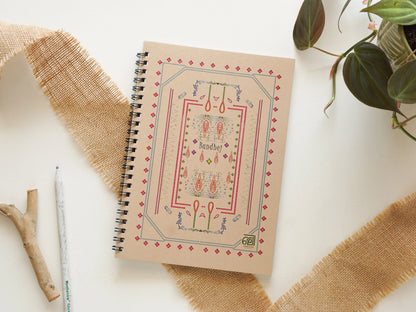 Affordable sustainable A5 wiro notepad on desk, eco-friendly choice
