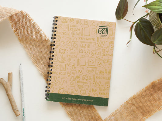 Recycled Wiro Notepad A5 (50 sheets)