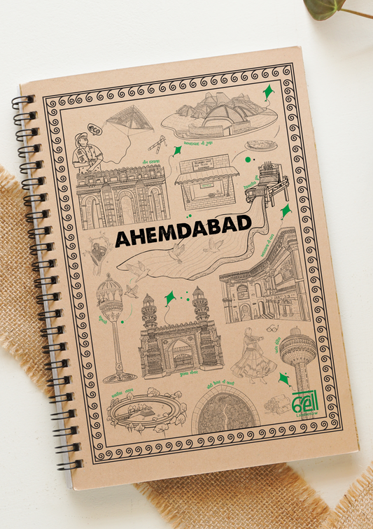 Ahmedabad Wiro A5 Notepad | 80 GSM | 100 Pages | Recycled & Eco-Friendly